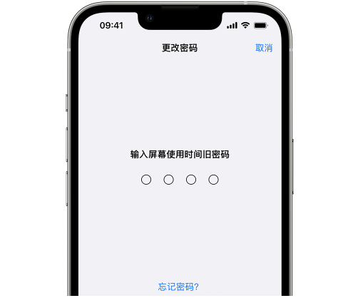 通河iPhone屏幕维修分享iPhone屏幕使用时间密码忘记了怎么办 