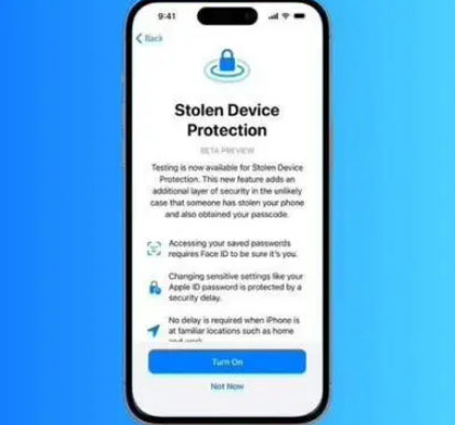 通河苹果授权维修店分享被盗设备保护功能开启方法 