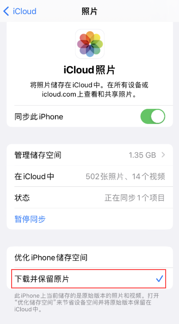 通河苹果手机维修分享iPhone 无法加载高质量照片怎么办 