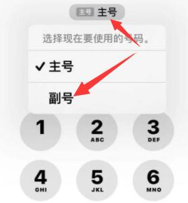 通河苹果14维修店分享iPhone 14 Pro Max使用副卡打电话的方法 