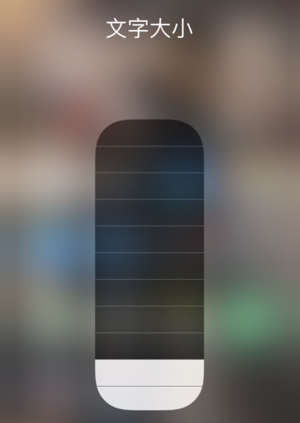 通河苹果手机维修分享小技巧：在 iPhone 控制中心快速调节字体大小 